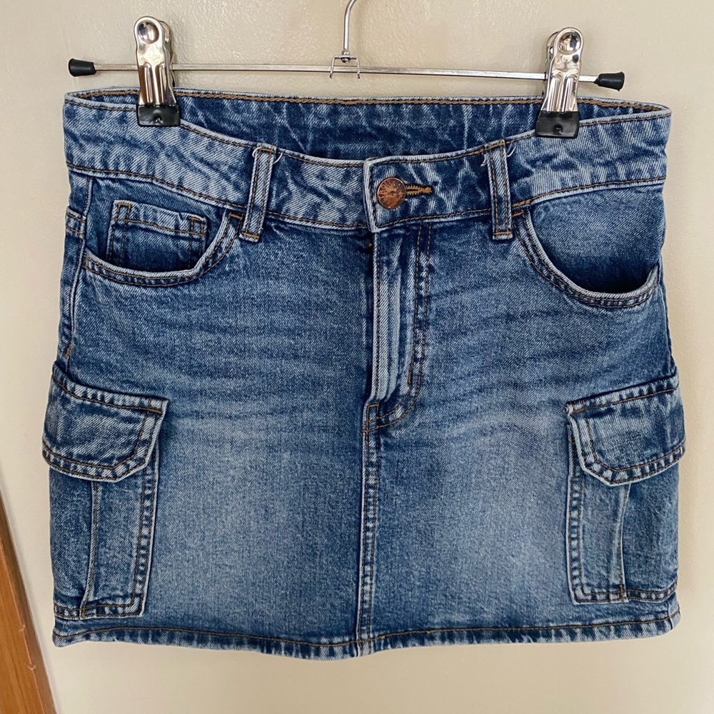 Denim Mini Skirt